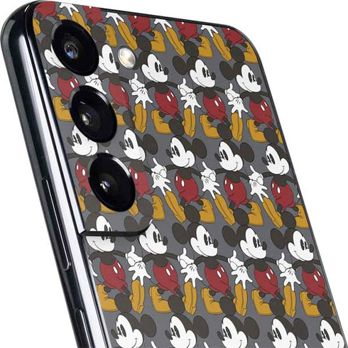 Disney Mickey Mouse Vintage Pattern Galaxy S22 Plus Skin